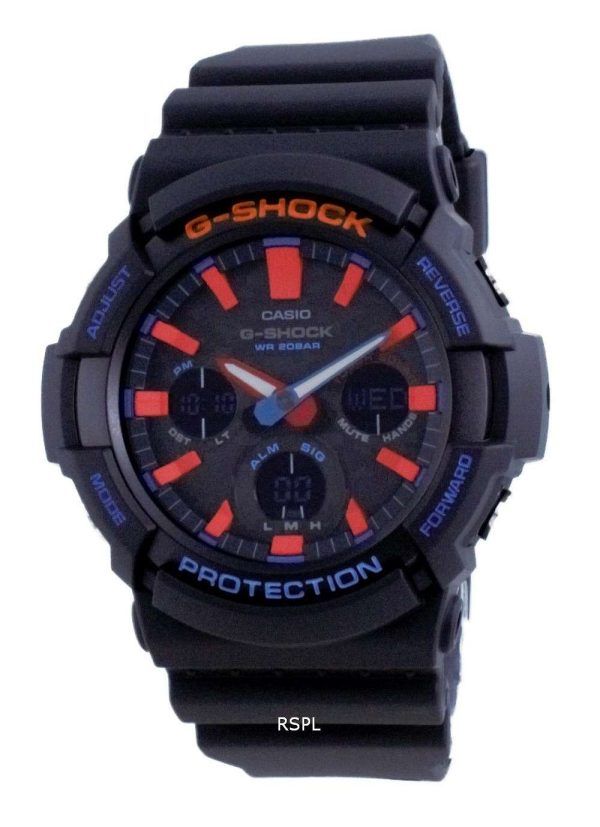 Reloj Casio G-Shock City Analog Digital Tough Solar Diver&#39,s Eco-Drive GAS-100CT-1A GAS100CT-1 200M para hombre