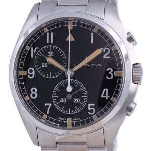 Hamilton Khaki Aviation Pilot Pioneer Chronograph Quartz H76522131 100M Reloj para hombre
