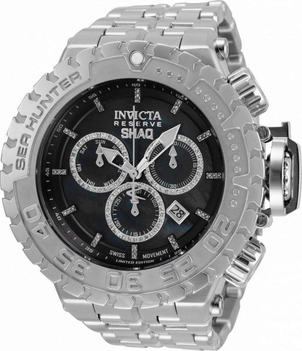 Invicta Shaq Diamond Accents Diver&#39,s Quartz 34612 500M Reloj para hombre