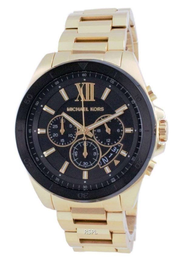 Michael Kors Brecken Chronograph Gold Tone Quartz MK8848 Reloj para hombre