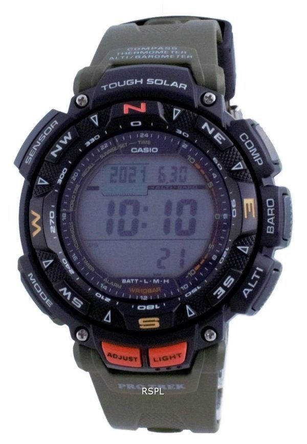 Reloj Casio Protrek Tough Solar Digital Compass PRG-240-3 PRG240-3 100M para hombre