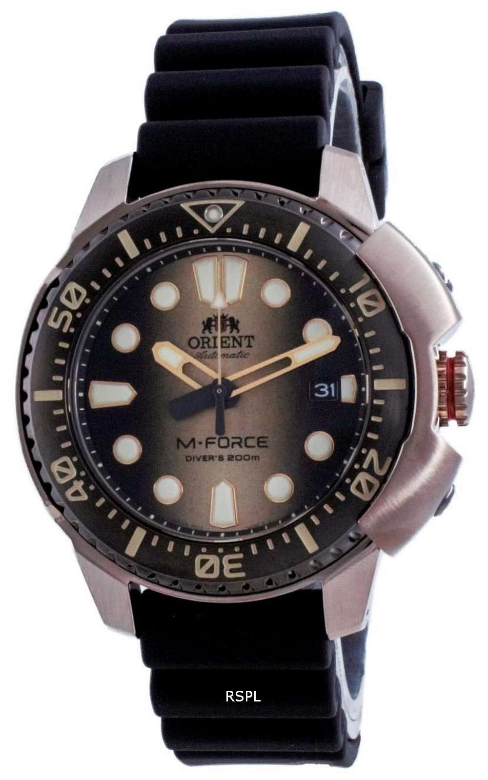 Orient M-Force 70th Anniversary Limited Edition Automatic Diver RA-AC0L05G00B 200M Reloj para hombre