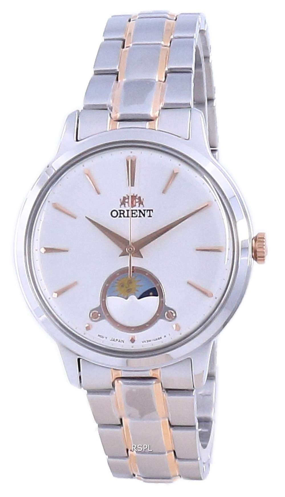 Orient Classic Sun &amp, Moon Quartz RA-KB0001S10B Reloj para mujer