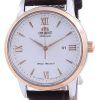 Reloj para mujer Orient Contemporary White Dial Leather Automatic RA-NR2004S10B
