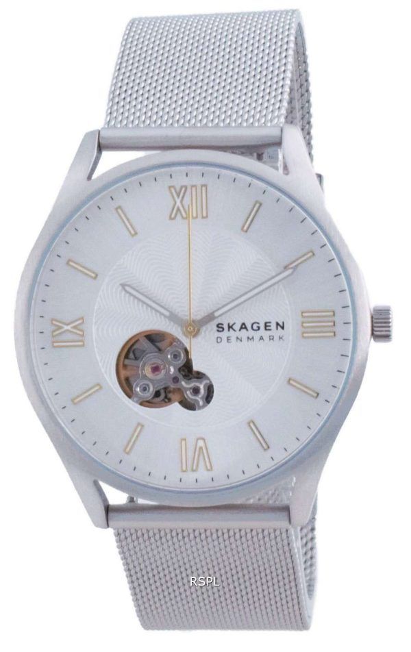 Reloj para hombre Skagen Holst Open Heart de acero inoxidable automático SKW6711