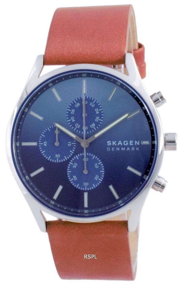Reloj Skagen Holst de acero inoxidable con cronógrafo y cuarzo SKW6732 para hombre