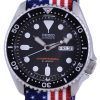 Reloj para hombre Seiko Automatic Diver&#39,s Japan Made Polyester SKX007J1-var-NATO27 200M