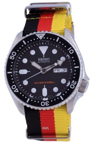 Reloj para hombre Seiko Automatic Diver&#39,s Polyester SKX007K1-var-NATO26 200M