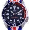 Seiko Automatic Diver&#39,s Polyester Japan Made SKX009J1-var-NATO28 200M Reloj para hombre