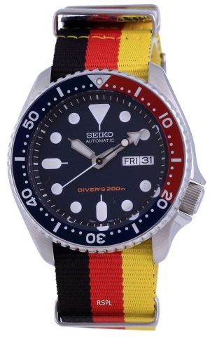 Reloj para hombre Seiko Automatic Diver&#39,s Polyester SKX009K1-var-NATO26 200M