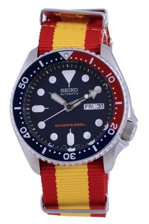 Reloj para hombre Seiko Automatic Diver&#39,s Polyester SKX009K1-var-NATO29 200M