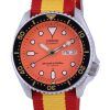 Reloj para hombre Seiko Automatic Diver&#39,s Japan Made Polyester SKX011J1-var-NATO29 200M