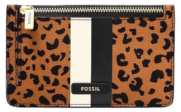 Tarjetero para mujer Fossil Logan Zip SL6356989