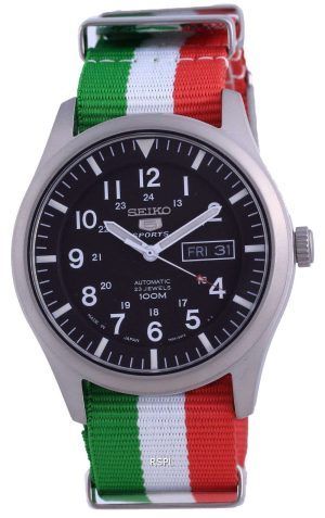 Seiko 5 Sports Automatic Polyester SNZG15J1-var-NATO23 100M Reloj para hombre
