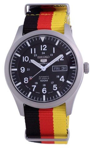 Seiko 5 Sports Automatic Polyester SNZG15J1-var-NATO26 100M Reloj para hombre