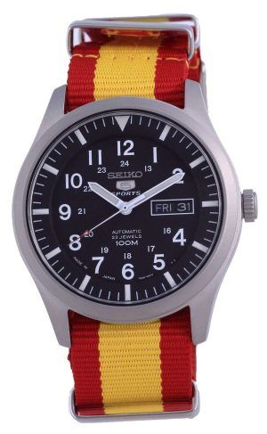 Seiko 5 Sports Automatic Polyester SNZG15J1-var-NATO29 100M Reloj para hombre