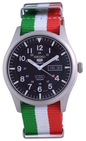 Seiko 5 Sports Automatic Polyester SNZG15K1-var-NATO23 100M Reloj para hombre