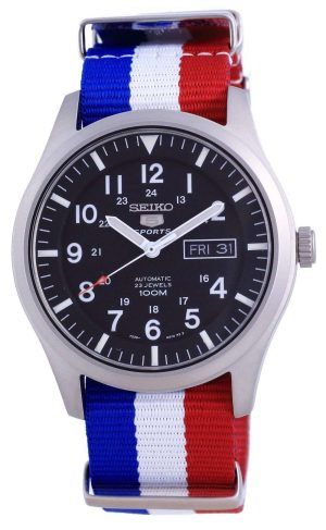 Seiko 5 Sports Automatic Polyester SNZG15K1-var-NATO25 100M Reloj para hombre