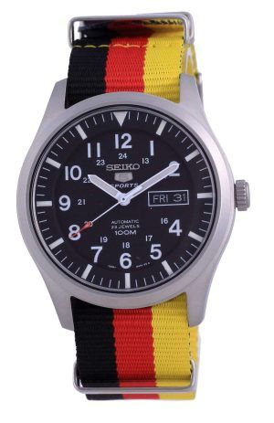 Seiko 5 Sports Automatic Polyester SNZG15K1-var-NATO26 100M Reloj para hombre