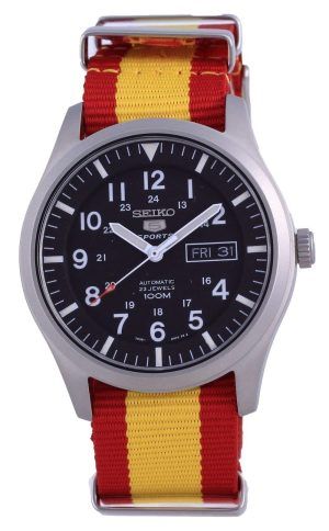 Seiko 5 Sports Automatic Polyester SNZG15K1-var-NATO29 100M Reloj para hombre