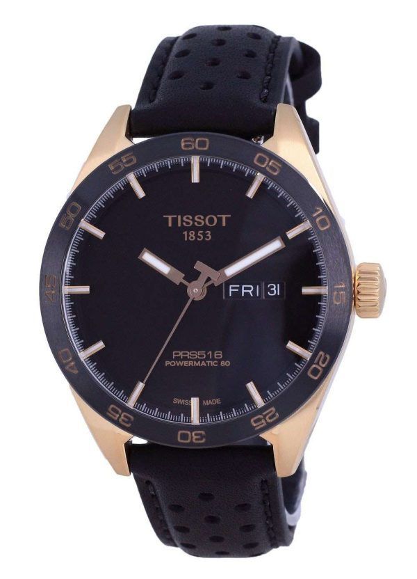 Tissot T-Sport PRS 516 Powermatic 80 T100.430.36.051.01 T1004303605101 100M Reloj para hombre
