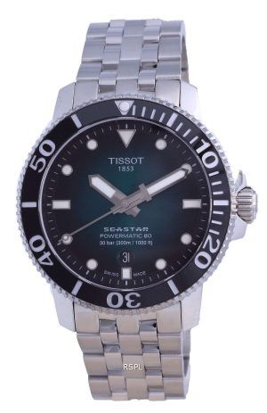 Tissot T-Sport Seastar 1000 Powermatic 80 Diver&#39,s Automatic T120.407.11.091.01 T1204071109101 300M Reloj para hombre