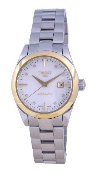 Tissot T-Gold T-My Lady 18K Gold Diamond Acentos Automático T930.007.41.116.00 T9300074111600 Reloj para mujer