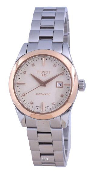 Tissot T-Gold T-My Lady Diamond Accents 18K Gold Automatic T930.007.41.266.00 T9300074126600 Reloj para mujer