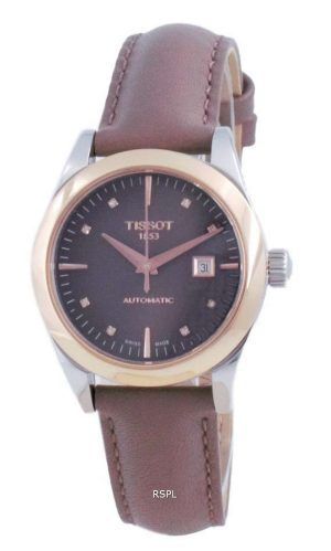 Tissot T-My Lady 18K Gold Diamond Accents Automatic T930.007.46.296.00 T9300074629600 Reloj para mujer