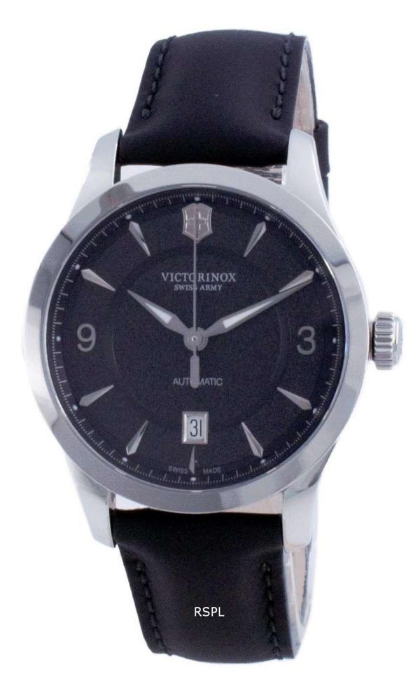 Victorinox Alliance Swiss Army Black Dial Automatic 241869 100M Reloj para hombre