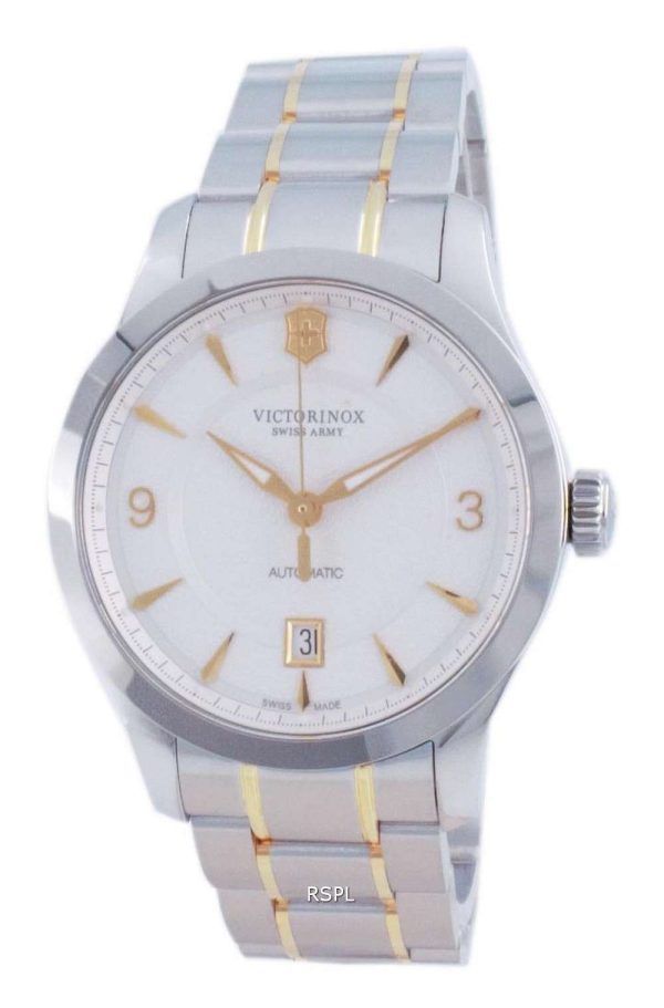 Victorinox Alliance Swiss Army White Dial Automatic 241874 100M Reloj para hombre