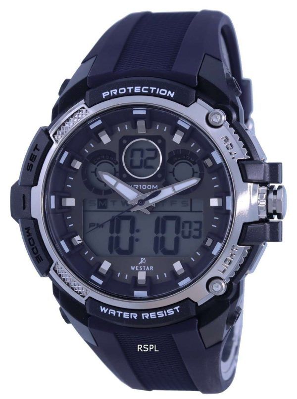 Westar Chronograph Black Dial Quartz 85001 PTN 003 100M Reloj para hombre