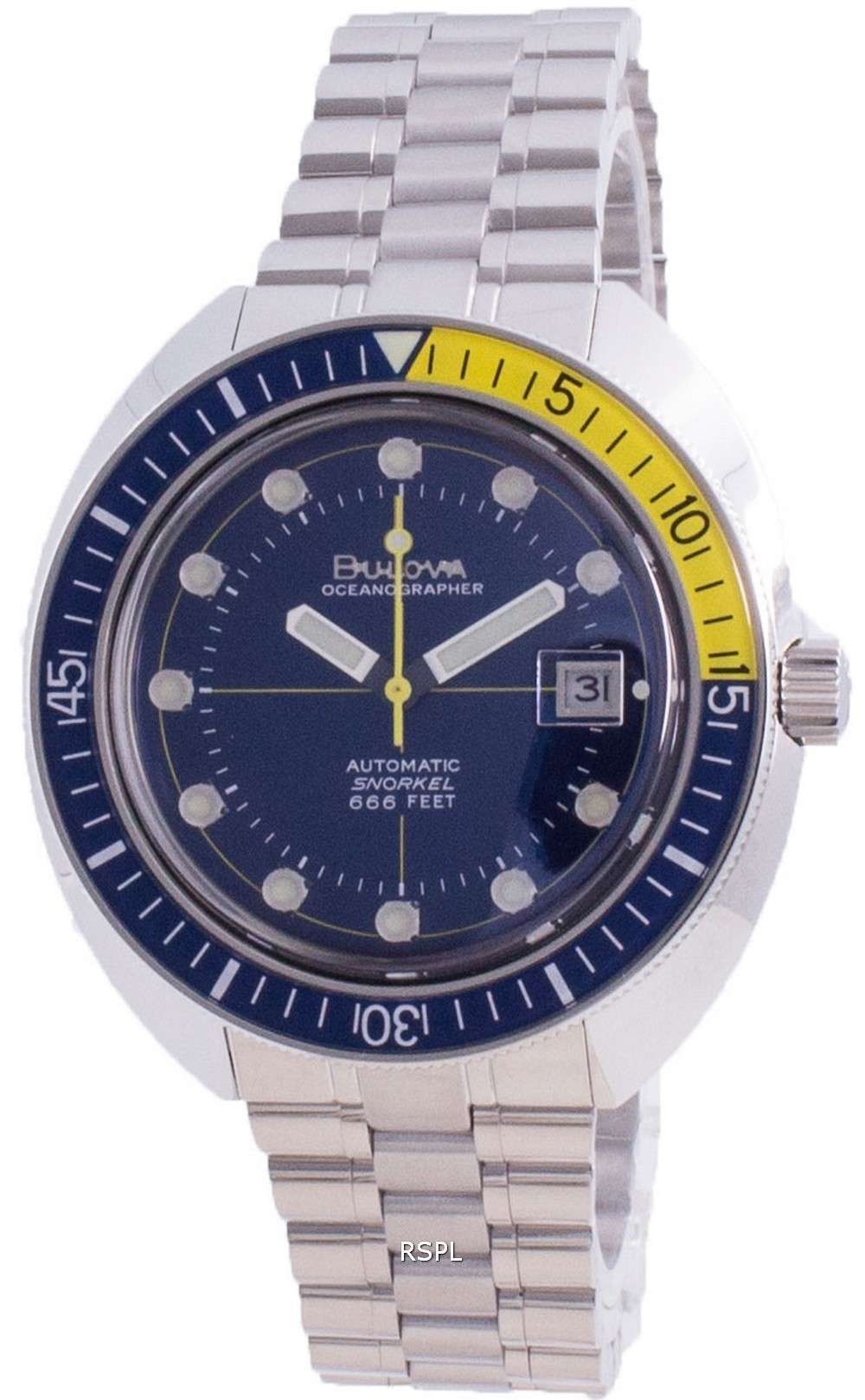 Reloj para hombre Bulova Oceanographer Expansion Automatic Diver&#39,s 96B320 200M