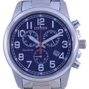Reloj para hombre Citizen Chandler CronÃ³grafo con esfera azul Eco-Drive AT0200-56L 100M