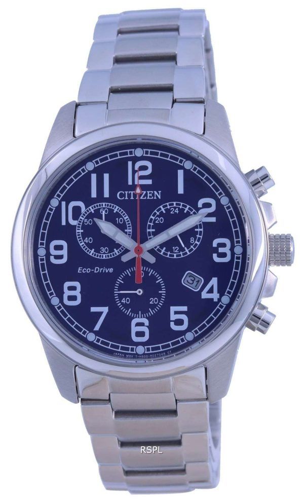 Reloj para hombre Citizen Chandler CronÃ³grafo con esfera azul Eco-Drive AT0200-56L 100M