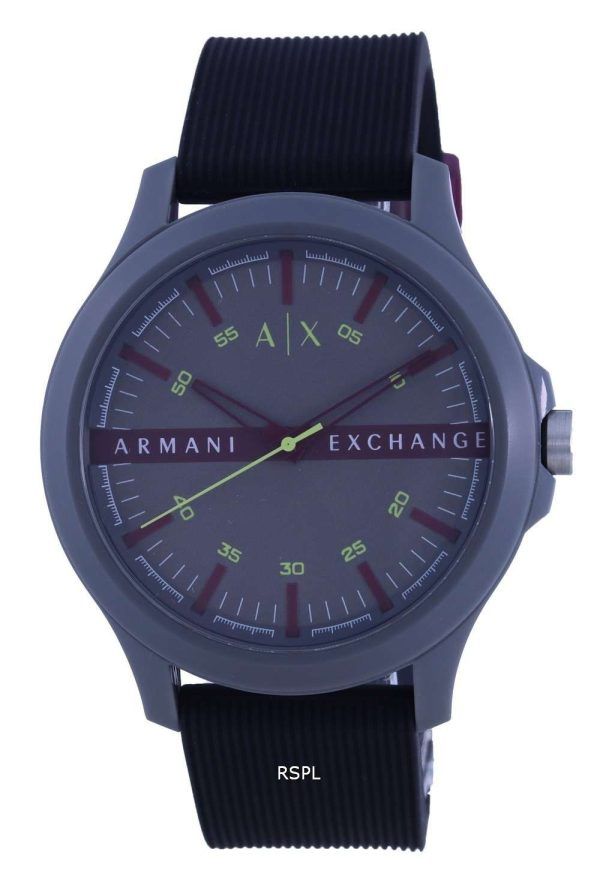 Reloj Armani Exchange Hampton Silicon Strap Quartz AX2425 para hombre