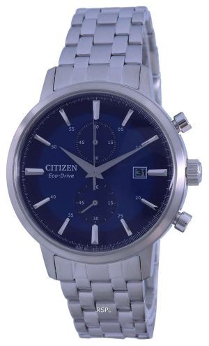 Reloj para hombre Citizen Classic Blue Dial de acero inoxidable Eco-Drive CA7060-88L
