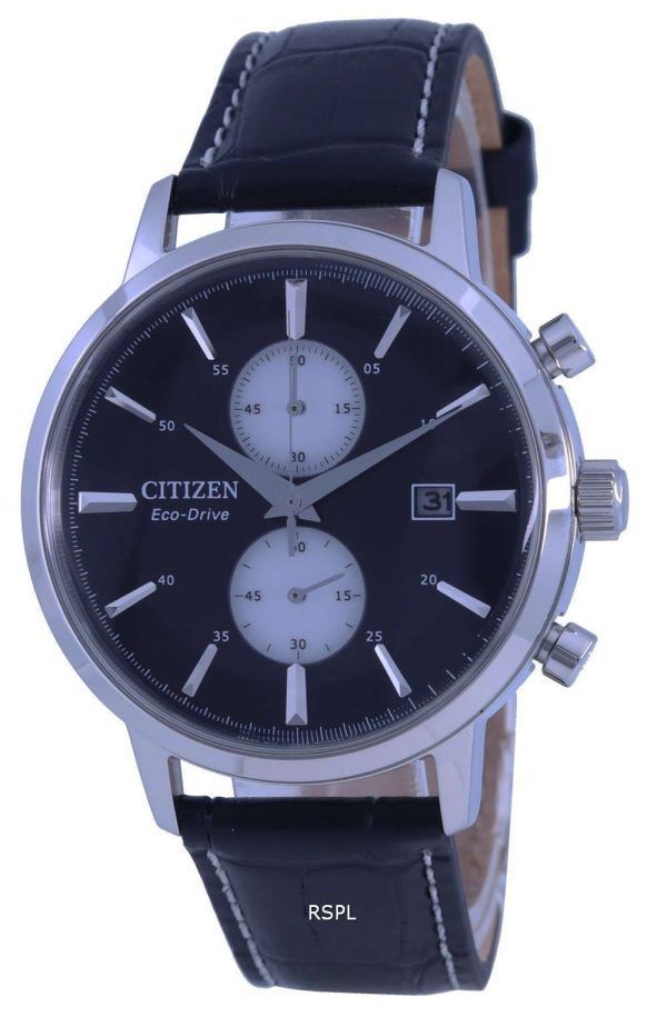 Reloj para hombre Citizen Classic Twin Eye CronÃ³grafo con correa de cuero Eco-Drive CA7061-18E