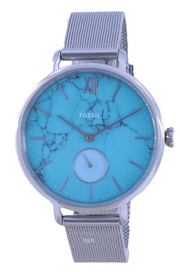 Reloj Fossil Kalya Blue Dial de acero inoxidable de cuarzo ES5075 para mujer