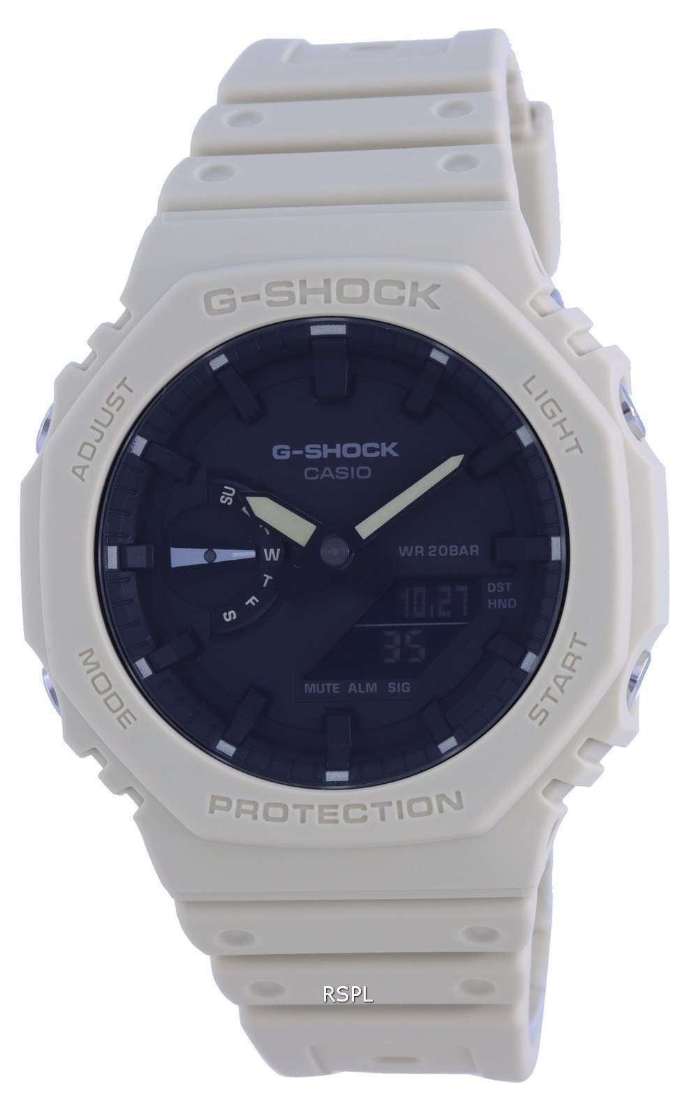 Reloj Casio G-Shock estÃ¡ndar analÃ³gico digital de resina con correa GA-2100-5A GA2100-5 200M para hombre