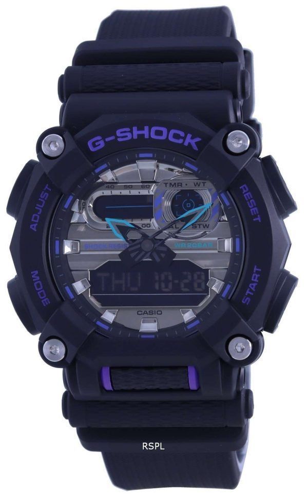Reloj Casio G-Shock analÃ³gico digital de resina GA-900AS-1A GA900AS-1 para hombre 200M