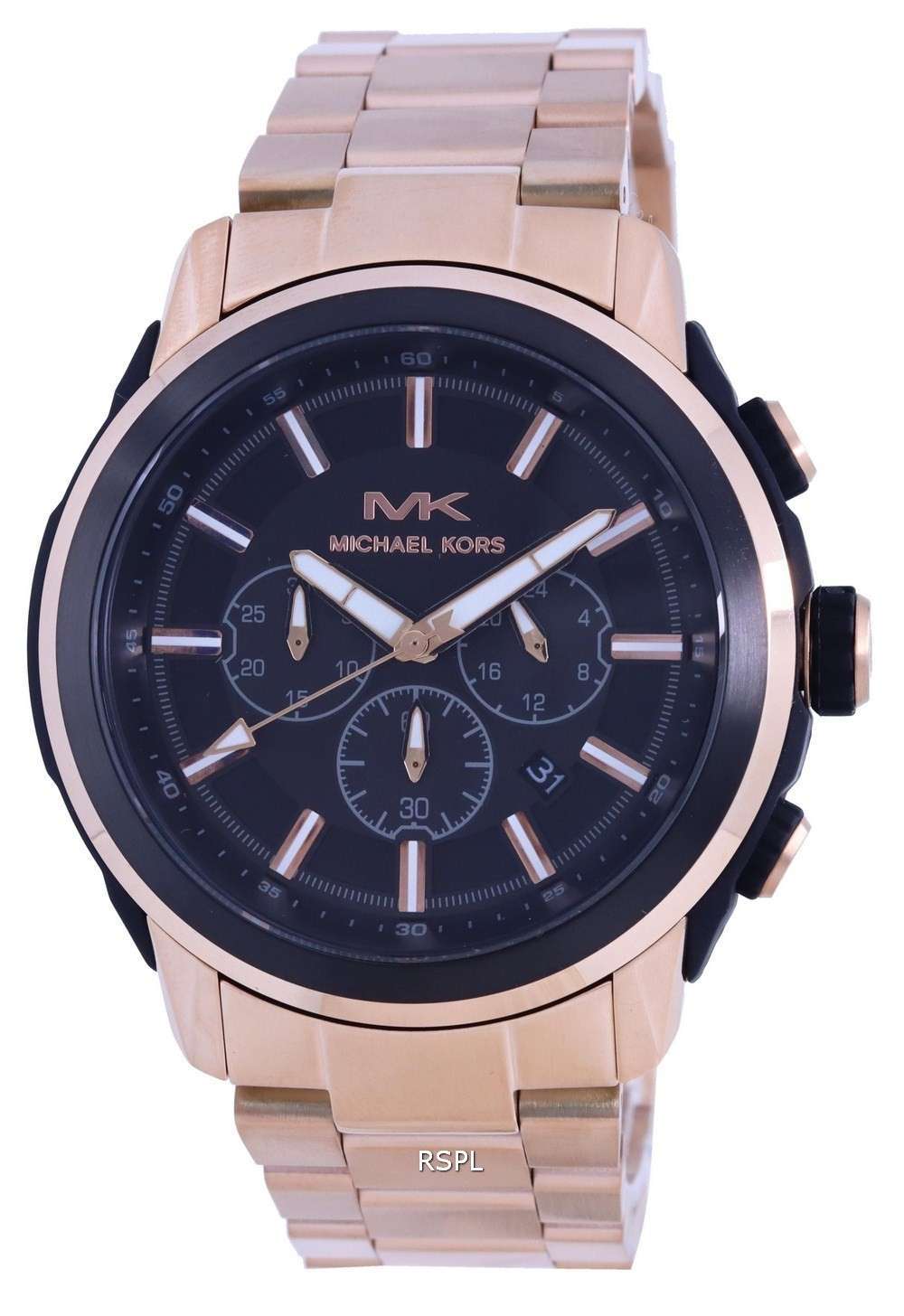 Michael Kors Kyle Chronograph Black Dial Quartz MK8889 Reloj para hombre