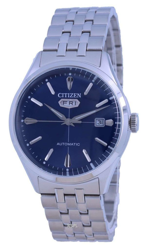 Reloj para hombre Citizen C7 con esfera azul de acero inoxidable automÃ¡tico NH8390-71L