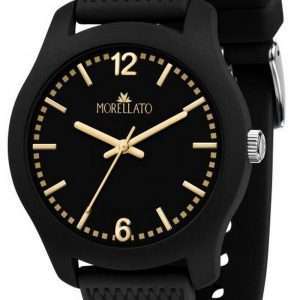 Morellato Soft Black Dial Plastic Strap Quartz R0151163006 Reloj para hombre