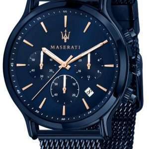 Maserati Blue Edition Chronograph Blue Dial Quartz R8873618010 100M Reloj para hombre