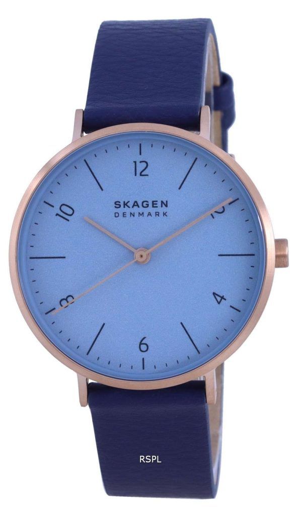 Skagen Aaren Naturals Reloj de cuarzo con esfera azul SKW2972 para mujer