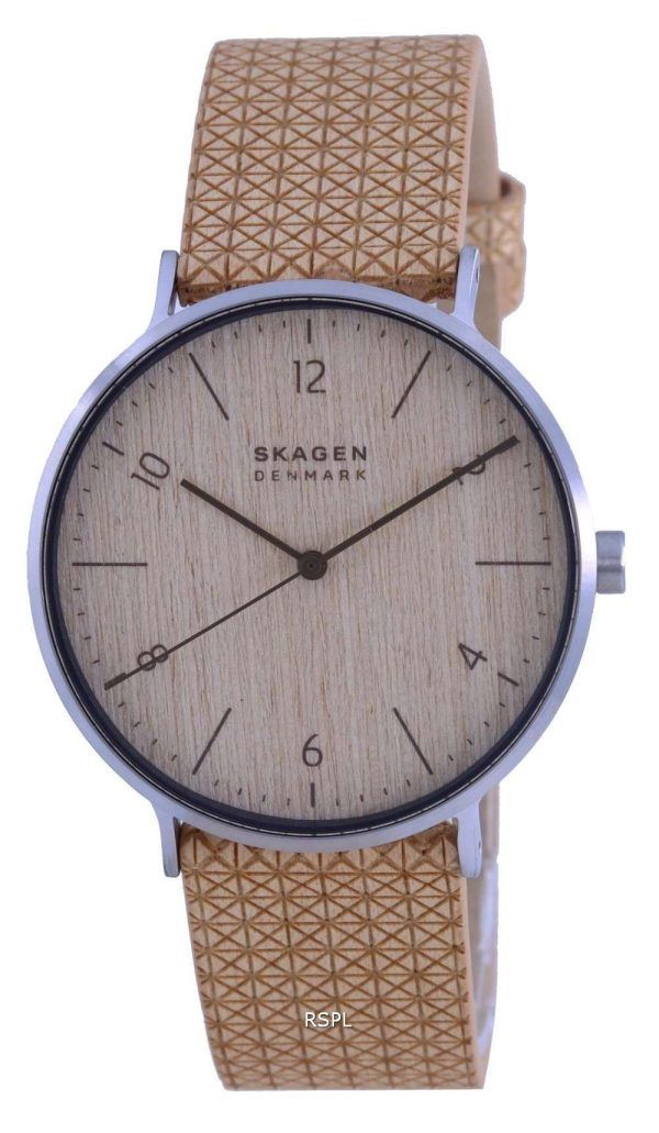 Skagen Aaren Naturals EdiciÃ³n limitada Correa de chapa de madera Cuarzo SKW6746 Reloj para hombre