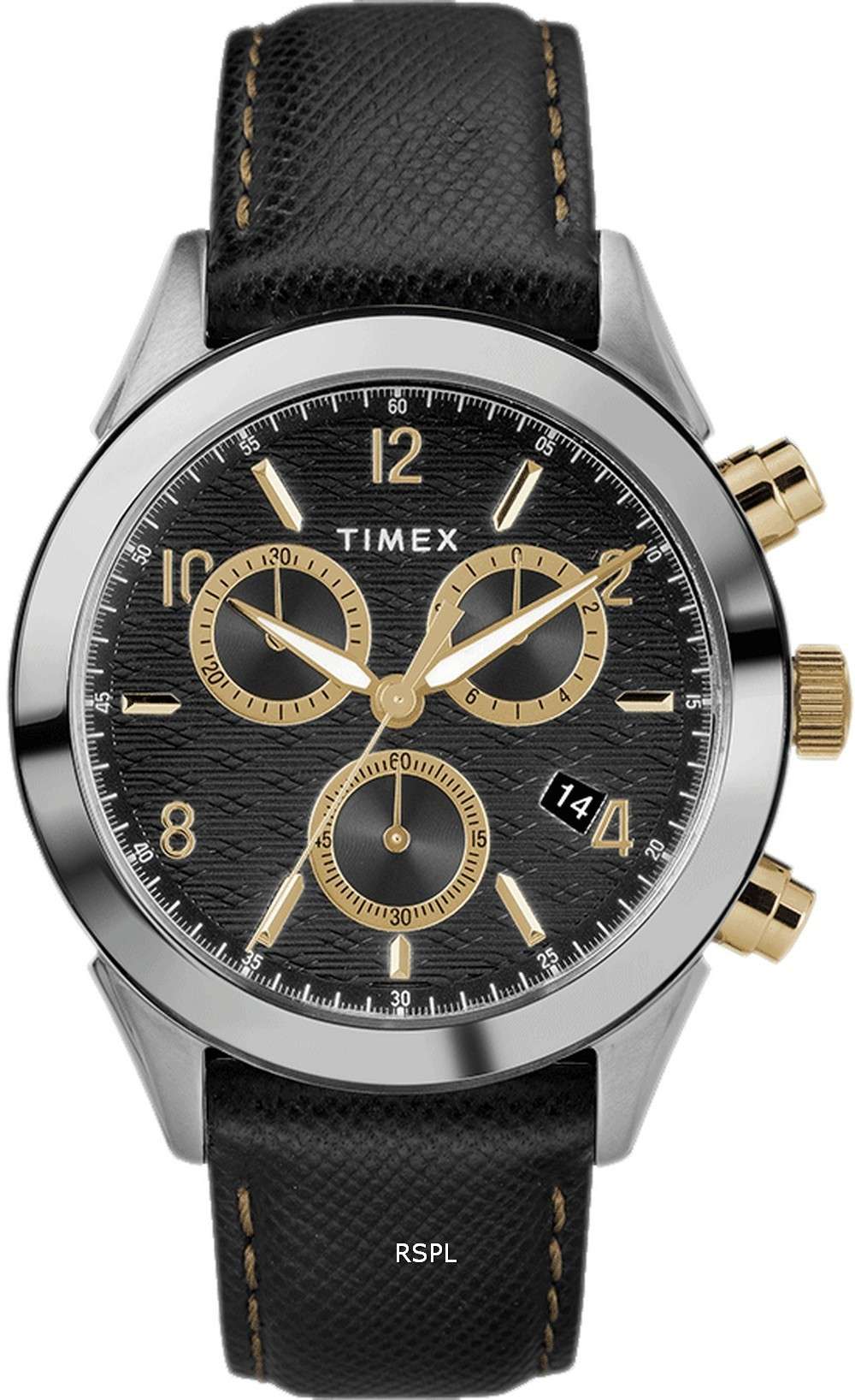 Timex Torrington cronÃ³grafo correa de cuero de cuarzo TW2R90700 reloj para hombre