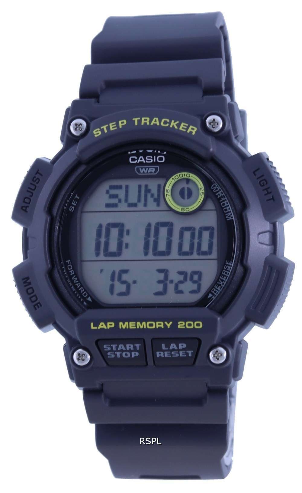 Reloj para hombre Casio Youth Digital Resin Strap WS-2100H-8A WS2100H-8 100M