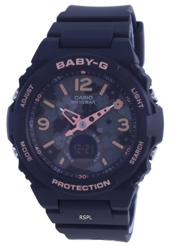 Reloj para mujer Casio Baby-G World Time Analog Digital BGA-260FL-1A BGA260FL-1 100M